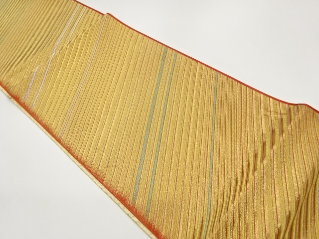 JAPANESE FUKURO OBI / WOVEN DIAGONAL STRIPE